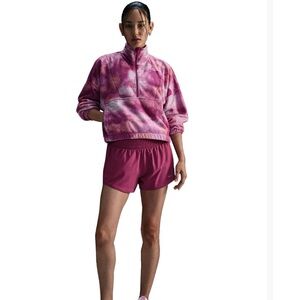NIKE Oversized 1/2 Zip Fleece - Pink